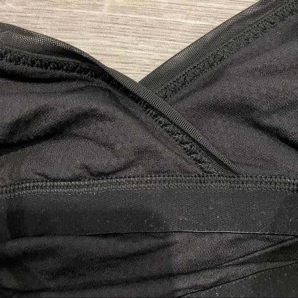 Lululemon Athletica Secret Garden Floral Print Bra With Spaghetti Straps Size 6 - Picture 7 of 8